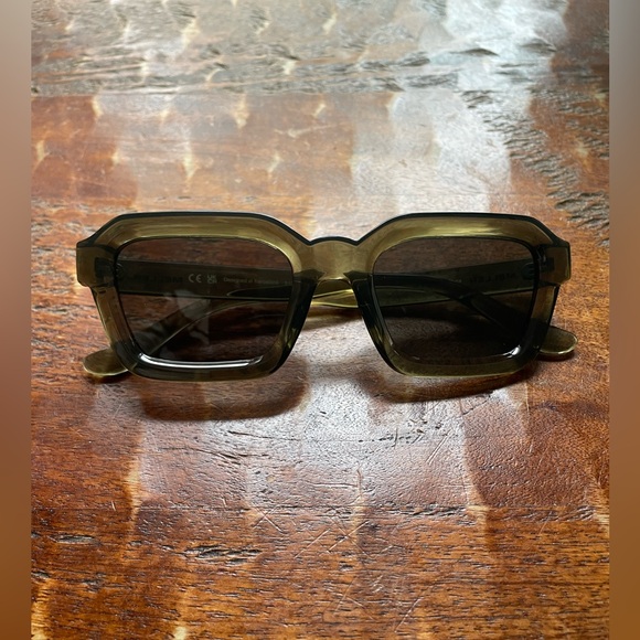 Square Olive Sunglasses - Picture 1 of 3